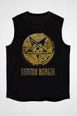 Dimmu Borgir Baskılı Unisex Siyah Kolsuz Tişört - Tshirt