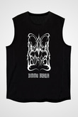 Dimmu Borgir Baskılı Unisex Siyah Kolsuz Tişört - Tshirt