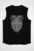 Dimmu Borgir Baskılı Unisex Siyah Kolsuz Tişört - Tshirt