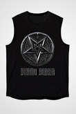 Dimmu Borgir Baskılı Unisex Siyah Kolsuz Tişört - Tshirt