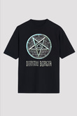 Dimmu Borgir Baskılı Unisex Siyah Oversize Tişört - Tshirt