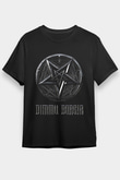 Dimmu Borgir Baskılı Unisex Siyah Tişört - Tshirt