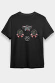 Dimmu Borgir Baskılı Unisex Siyah Tişört - Tshirt