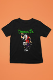 Dinosaur Jr Baskılı Unisex Siyah Çocuk Tişört - Tshirt