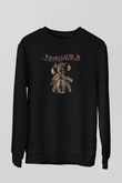 Dinosaur Jr Baskılı Unisex Siyah Sweatshirt