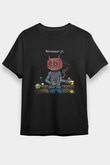 Dinosaur Jr Baskılı Unisex Siyah Tişört - Tshirt