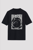 Dinozor Siyah Unisex Tişört T-Shirt - TişörtFabrikası