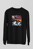 Dio Baskılı Unisex Siyah Sweatshirt