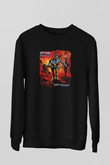 Dio Baskılı Unisex Siyah Sweatshirt
