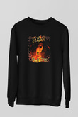 Dio Baskılı Unisex Siyah Sweatshirt