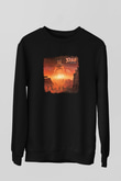 Dio Baskılı Unisex Siyah Sweatshirt