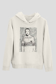 Diplo Beyaz Unisex Kapüşonlu Sweatshirt