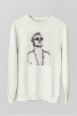 Diplo Beyaz Unisex Sweatshirt