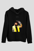 Diplo Siyah Unisex Kapüşonlu Sweatshirt