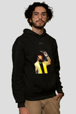 Diplo Siyah Unisex Kapüşonlu Sweatshirt