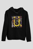 Diplo Siyah Unisex Kapüşonlu Sweatshirt