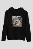 Diplo Siyah Unisex Kapüşonlu Sweatshirt