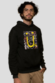 Diplo Siyah Unisex Kapüşonlu Sweatshirt