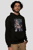 Diplo Siyah Unisex Kapüşonlu Sweatshirt