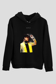 Diplo Siyah Unisex Kapüşonlu Sweatshirt