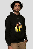 Diplo Siyah Unisex Kapüşonlu Sweatshirt