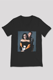 Diplo Siyah Unisex V Yaka Tişört