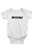 Dir En Grey Baskılı Beyaz Unisex Bebek Body - Zıbın