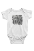Dir En Grey Baskılı Unisex Beyaz Bebek Body - Zıbın