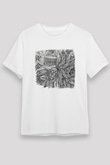 Dir En Grey Baskılı Unisex Beyaz Tişört