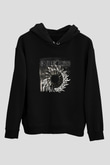 Dir En Grey Baskılı Unisex Siyah Hoodie