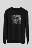 Dir En Grey Baskılı Unisex Siyah Sweatshirt
