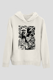 Dir En Grey Beyaz Unisex Kapşonlu Sweatshirt