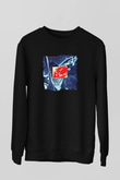 Dire Straits Baskılı Unisex Siyah Sweatshirt