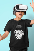 Dire Straits Siyah Unisex Çocuk Tişört