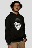 Dire Straits Siyah Unisex Kapüşonlu Sweatshirt