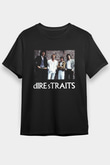 Dire Straits Siyah Unisex Tişört T-Shirt - TişörtFabrikası