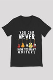Dire Straits Siyah Unisex V Yaka Tişört