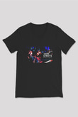 Dire Straits Siyah Unisex V Yaka Tişört T-Shirt