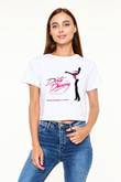 Dirty Dancing Beyaz Unisex Oversize Tişört