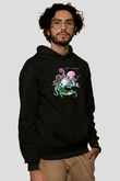 Dirty Heads Siyah Unisex Kapüşonlu Sweatshirt