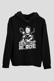 Diş Hekimi Siyah Unisex Kapüşonlu Sweatshirt