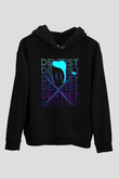 Diş Hekimi Siyah Unisex Kapüşonlu Sweatshirt