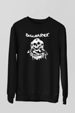 Discharge Siyah Unisex Sweatshirt