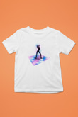 Disko Beyaz Unisex Çocuk Tişört