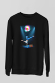 Disko Siyah Unisex Sweatshirt