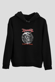 Dismember Baskılı Unisex Siyah Hoodie