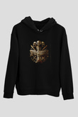 Dismember Baskılı Unisex Siyah Hoodie