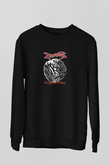 Dismember Baskılı Unisex Siyah Sweatshirt