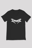 Dismember Siyah Unisex V Yaka Tişört T-Shirt
