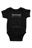 Dissection Baskılı Unisex Siyah Bebek Body - Zıbın